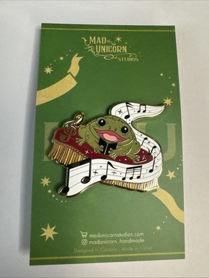 Harry Potter Pin Mad Unicorn Patreon Monthly Frog Choir January 2025 Wand
