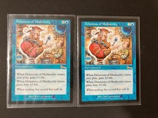2 x DELUSIONS OF MEDIOCRITY Vintage Urza's Legacy MTG Magic the Gathering Blue