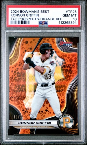 Konnor Griffin [Orange Refractor] #TP-25 2024 Bowman's Best Prospects card