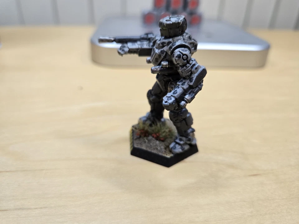 Battletech Caballero Negro Pintado, Clan Humo Jaguar Foto 2 de 4