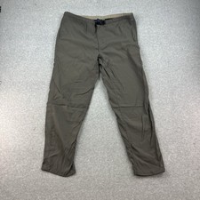 Ex Officio Pants Mens L Brown Large Nylon Hiking Travel Cargo Outdoor Fishing