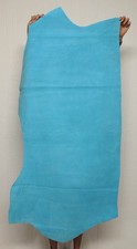 3-4 oz TURQUOISE Cow Leather for Handbags Cases Shoes Laces Crafts Costumes