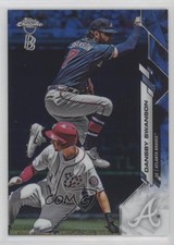 2020 Topps Chrome Ben Baller Edition Blue Refractor 71/75 Dansby Swanson #65 0p0