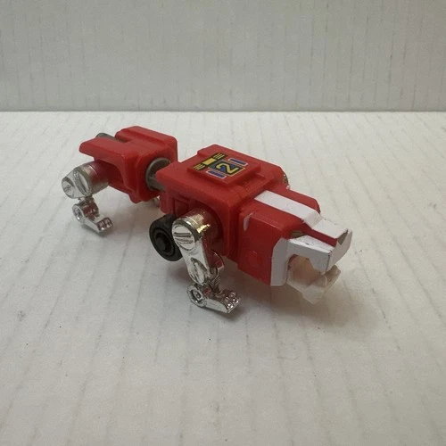 Voltron Bandai GoLion 1981 Red Lion Figure #2 Firing Head Diecast Vtg No Tail