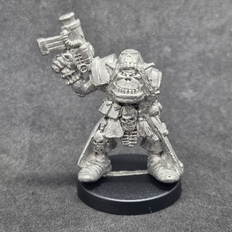 Ork Death Skull Boss Metal OOP 1990 Warhammer 40k Rogue Trader