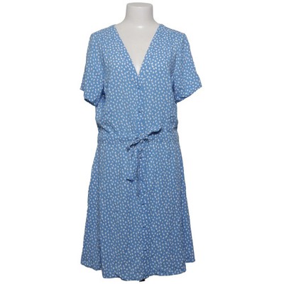 Object, Kleid, Größe: 42, Blau/Weiß, Viskose, Gepunktet, Damen #KSh