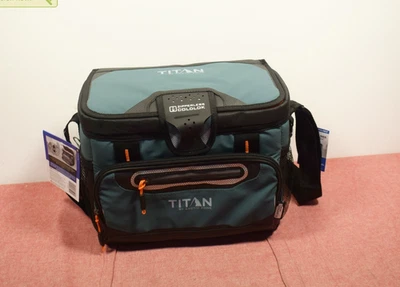 Titan by Arctic Zone Deep Freeze Zipperless Hardbody 8qt Cooler Jungle Hunt