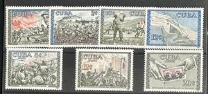 SPANISH  CARIBBEAN  625 - 628, C200 - C202   Beautiful  Mint  Light Hinged  Set