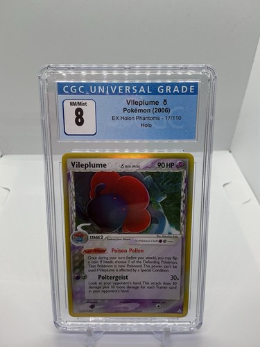 Vileplume δ graded CGC 8 for sale on eBay