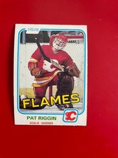 1981-82 O-Pee-Chee OPC #37 Pat Riggin - Calgary Flames NRMT