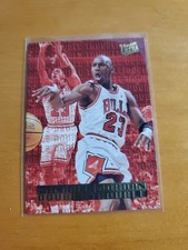 1995 Fleer Ultra Michael Jordan Double Trouble Insert 3 of 10 Chicago Bulls