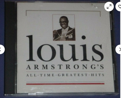 Louis Armstrong All Time Greatest Hits CD  Used but rarely played 