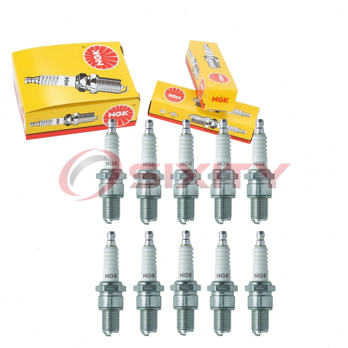 10 pc NGK 3430 B8EG Standard Spark Plugs for W25EN S438XLG N87 N62R N60R wg