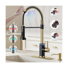 Smart Kitchen Faucet, 3 Modes Pull Down Sprayer, Touch On Sensor Activated, L...