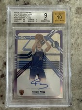 Cooper Flagg Topps Chrome Next Stop Signatures /75