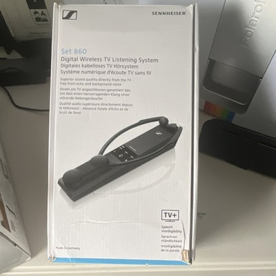Sennheiser Set 860 TV Listening System RF Wireless Neckband Headphones Black
