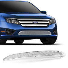 Fits 2010-2012 Ford Fusion Stainless Steel Chrome Lower Bumper Mesh Grill Insert Fits 2010-2012 Ford Fusion Stainless Steel Chrome Lower Bumper Mesh Grill Insert