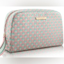 Bulgari Pink and Teal Women's Makeup Bag gift with Purchase