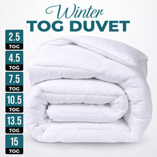 Duvet TOG 2.5 4.5 7.5 10.5 13.5 15 Quilt Soft Single Double King Super King Size