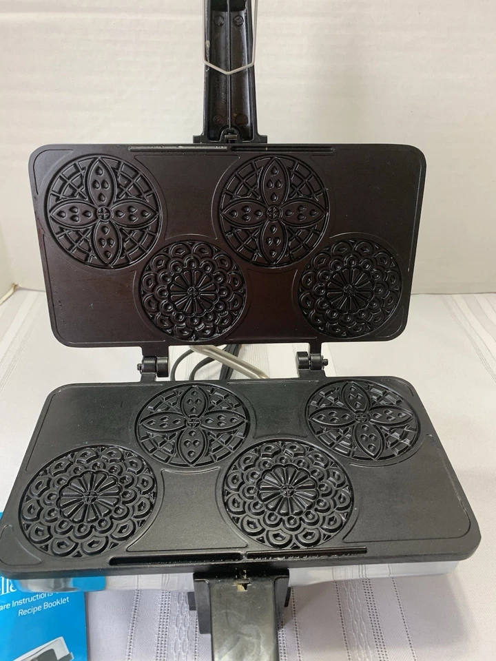 Máquina de pizzleras eléctrica antiadherente Cucina Pro S 220-03 TSK-243-F3 Foto 3 de 4