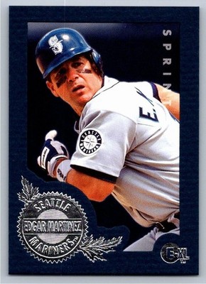 1996 E-Motion XL Baseball #116 Edgar Martinez Seattle Mariners Baseball Card