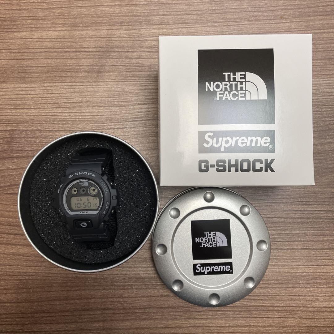 Supremex The North Face G-Shock DW-6900NS-1JR Limited Black Collaboration Watch Pre-Owned