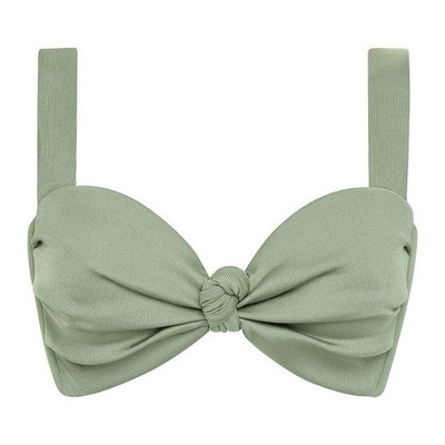 NEW Montce Hayden Bikini Top Sage Green Size XL