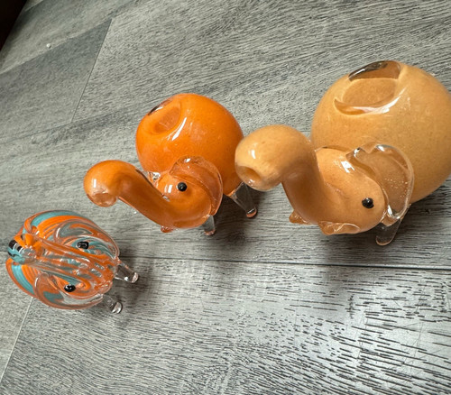 4½" Large Elephant Animal Tobacco Smoking Pipe Thick Collectible Pipes - P422F - Picture 3 of 4