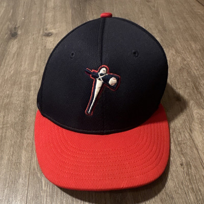 Tomahawk Richardson Navy/Red Fitted Baseball Cap Hat Men s Solid Casual Size S/M