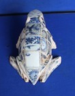 BIG FROG 12"LONG STAUE OF SHARDS OF CHINESE ZHANGZHOU SWATOW MING PORCELAIN — photo 5