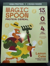 Magic Spoon Cereal Lemon Drop 14OZ Cereal Keto Gluten Sugar Free 13g Protein
