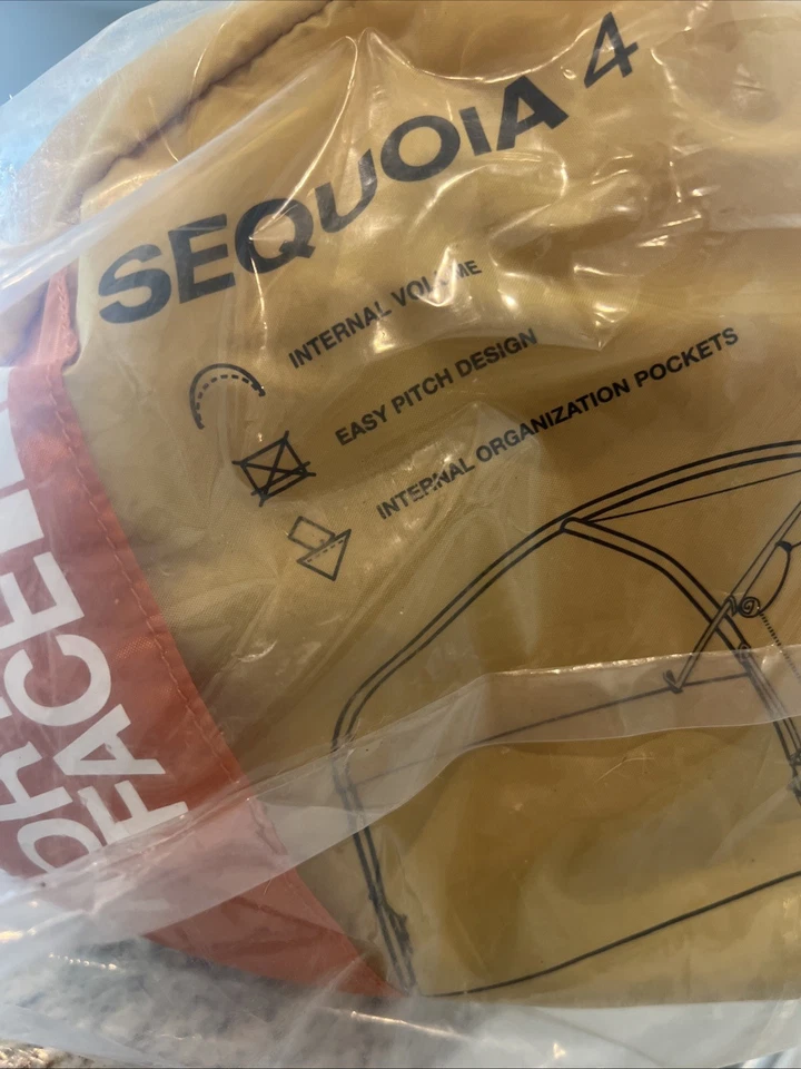 The North Face Sequoia 4 Car Camping Beach 4 Person 3 Season Tent - Yellow Silt - Image 4 of 4