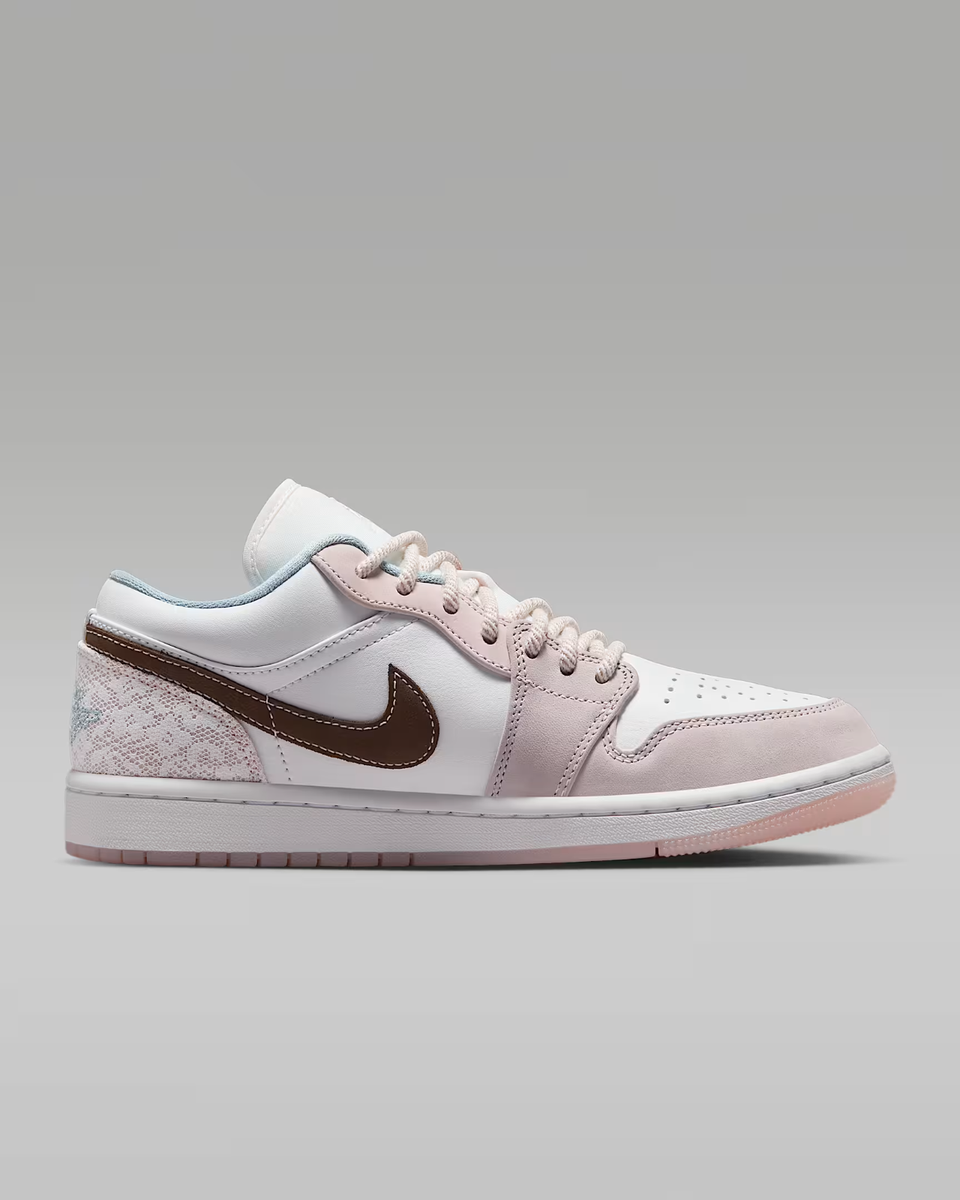 Air Jordan Low Women's Shoes in White/Light Soft Pink/Ironstone