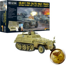 Warlord Games Bolt Action Miniatures Tank War - Half Track Sd.Kfz 250 Alte Set