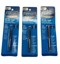 NEW Century Drill Tool 97310, 95009, 97312 Metric Plug Tap LOT OF 3 SALE