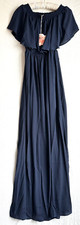 Show Me Your Mumu Weddings Party  Maxi Dress Womens XXS Hacienda Rich Navy Crisp