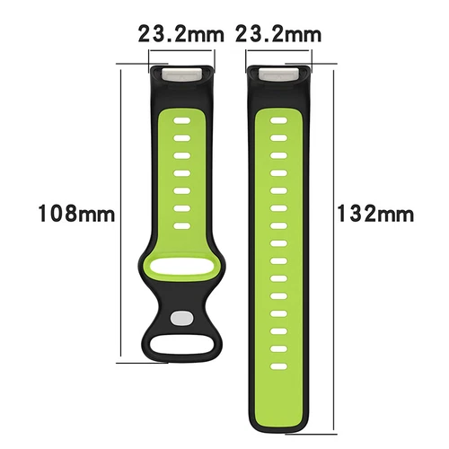 Correa de repuesto deportiva de silicona para Fitbit Charge 5 6 - Imagen 6 de 32