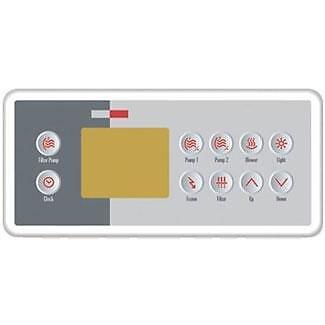 TSC-4 Ten Key Topside Keypad Bundle with Three Pump Overlay for M-Class Spa