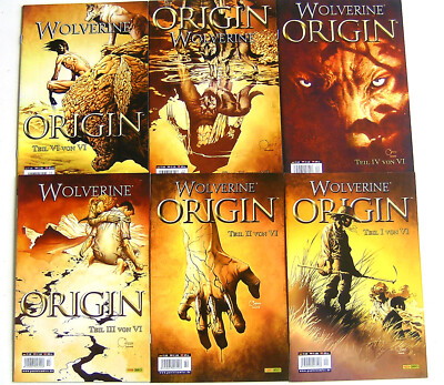 WOLVERINE: ORIGIN - 1 2 3 4 5 6 komplett - PANINI 2002