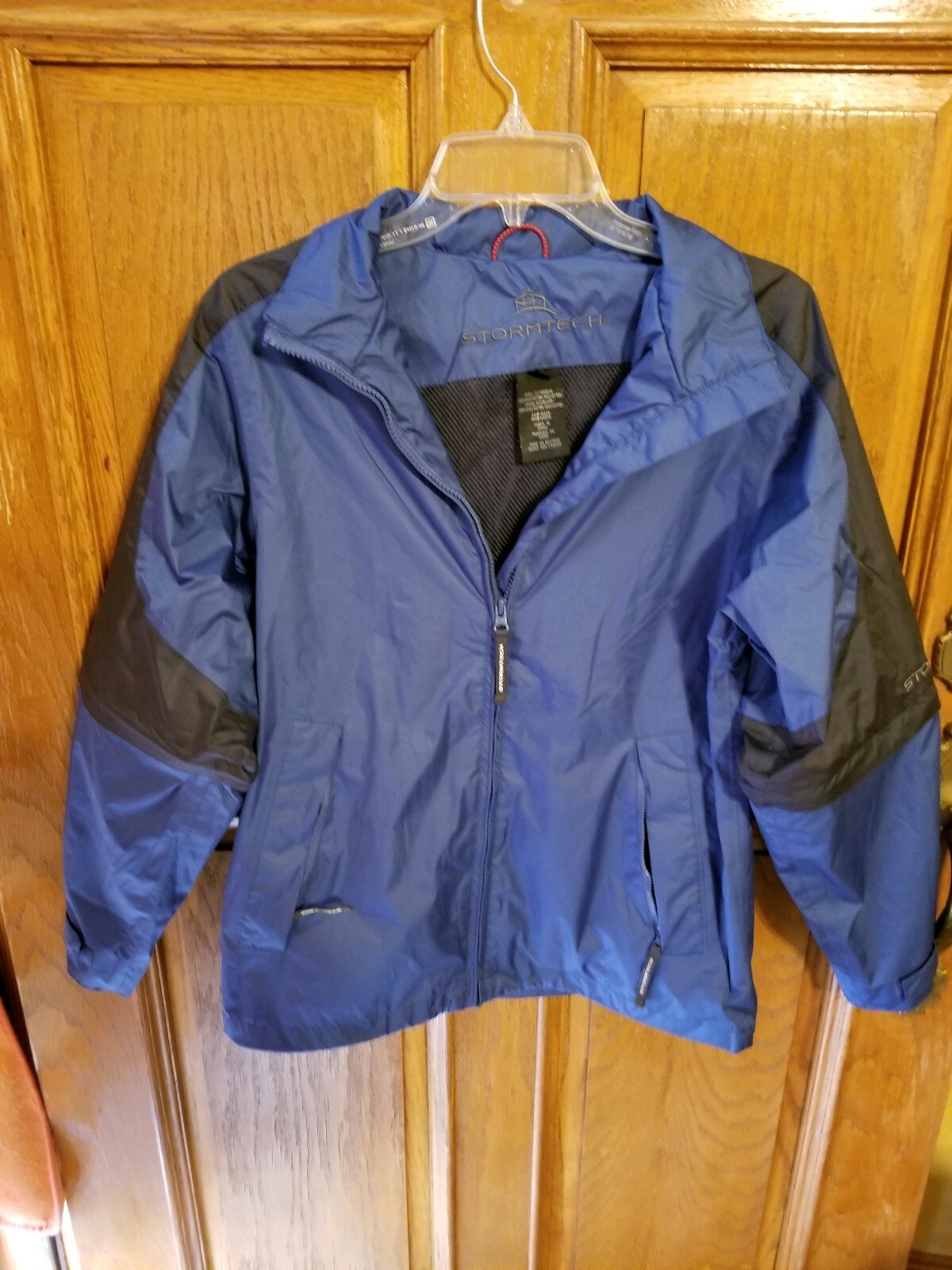 Stormtech Zip Front Rain Jacket Small Petite  Blu… - image 1