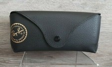 Ray Ban Luxottica Black Pebbled Semi Hard Sunglass Case Cleaning Cloth