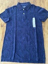 Goodfellow Co Polo Shirt Men's S Short Sleeve Pique Cornelian Blue New