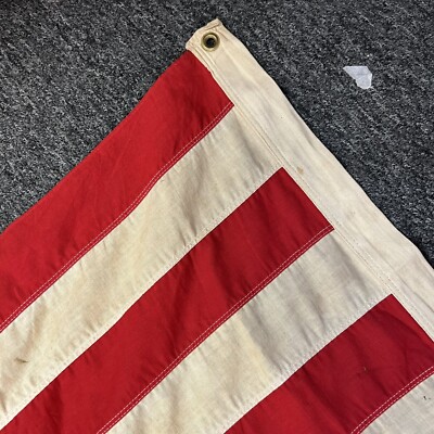 VINTAGE DETTRAS EVERWEAR BUNTING 48 STAR AMERICAN FLAG 3' x 5' | eBay