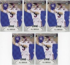 2021 Leaf Draft K.J. Costello RC #12 Mississippi State Bulldogs - All 5