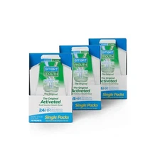SmartMouth Mouthwash Travel Packets 24Hours of Fresh Breath Guaranteed Effective