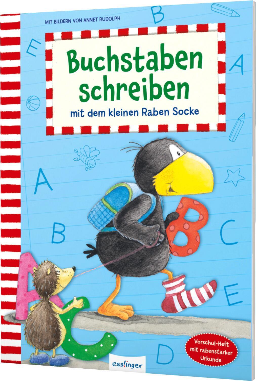 Thumbnail - Annet Rudolph / Der Kleine Rabe Socke: Buchstaben Schreiben Mit Dem