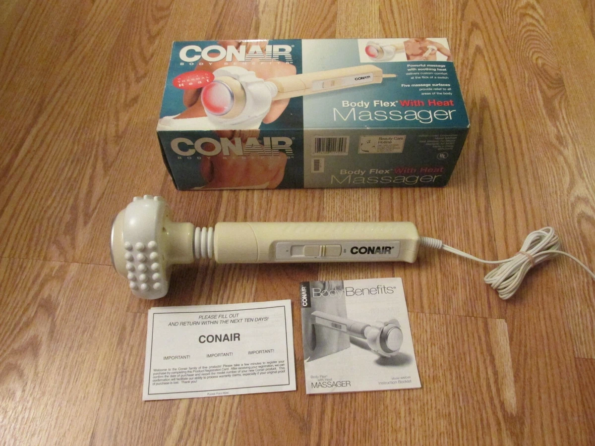 Conair Body Benefits Portable Handheld Body Back Massager w/ Heat Model  WM04R