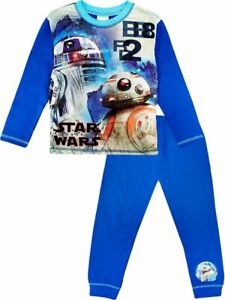 Licensed Boys  Star Wars BB-8 R2-D2 Pjs Pyjamas 4-12 Years Nightwear PJ