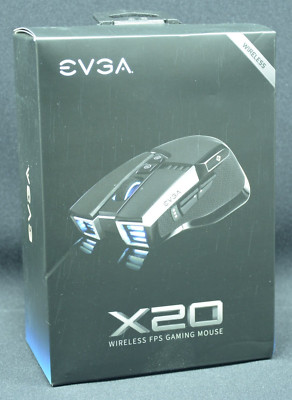 EVGA X20 Gaming Mouse Wireless 903-T1-20GR-K3 optisch 10 Tasten NEU OVP