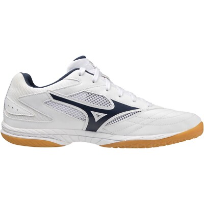 安値 mizuno ホワイト/ゴールド 27cm 箱あり⭕️ MIZUNO Wave Drive 9 81GA2205 14 2E White Navy Gold Table Tennis | eBay